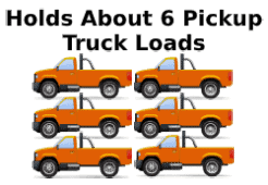 15 yard dumpster capacity