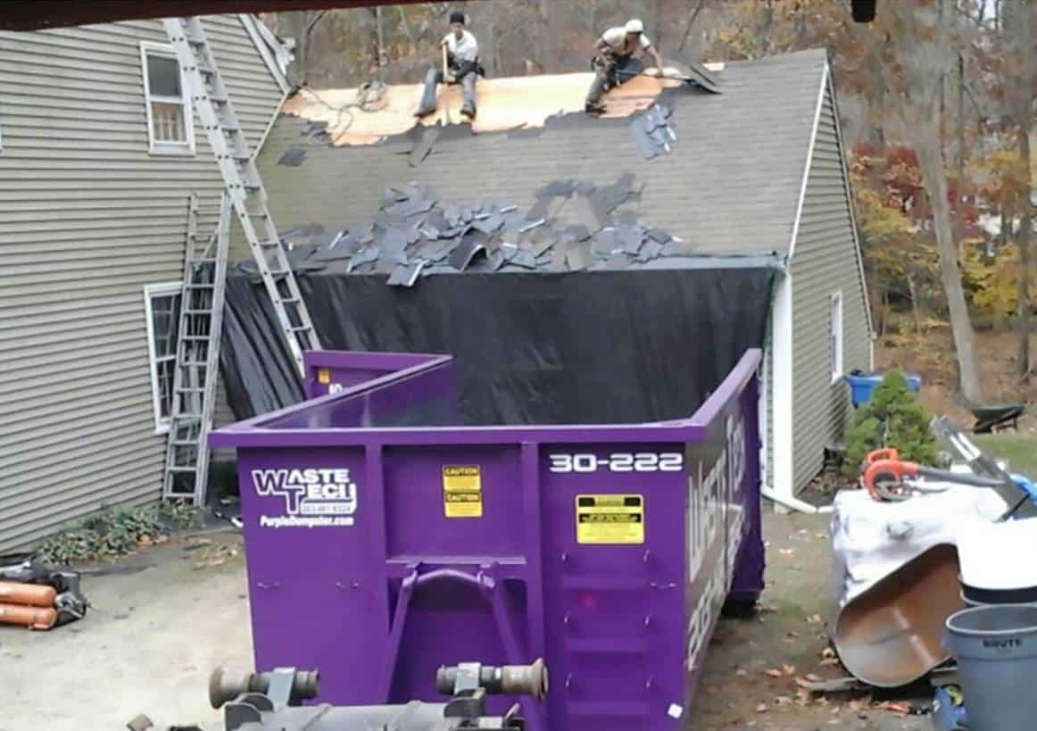 roofing dumpster