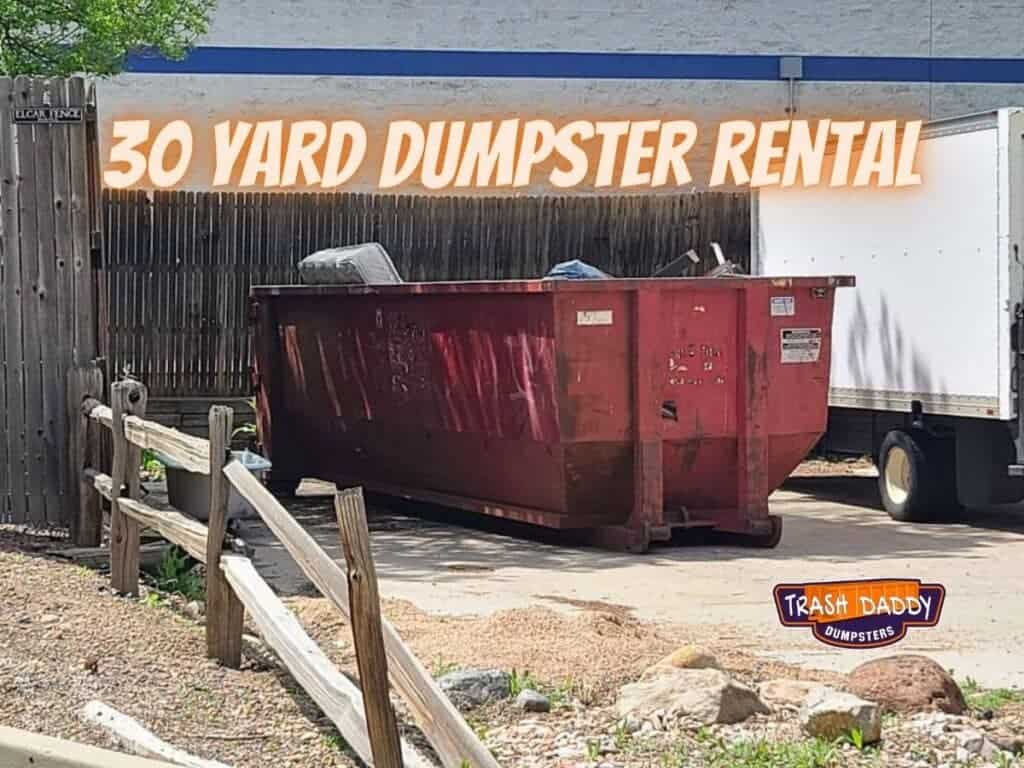 30 yard same-day dallas dumpster rental
