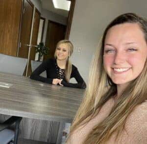 morgan and gia at trash daddy dumpster rentals