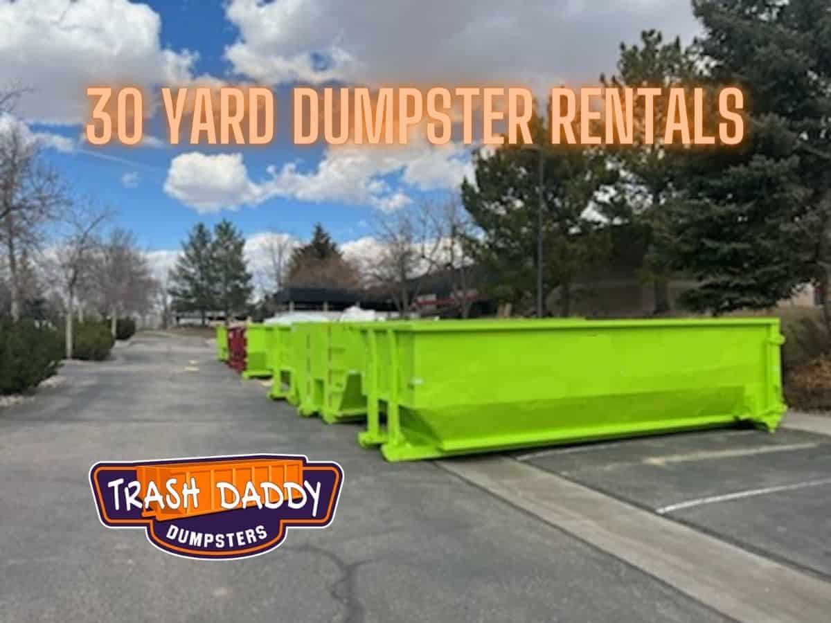 30 yard dumpsters