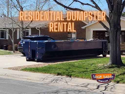 driveway dumpster rental service