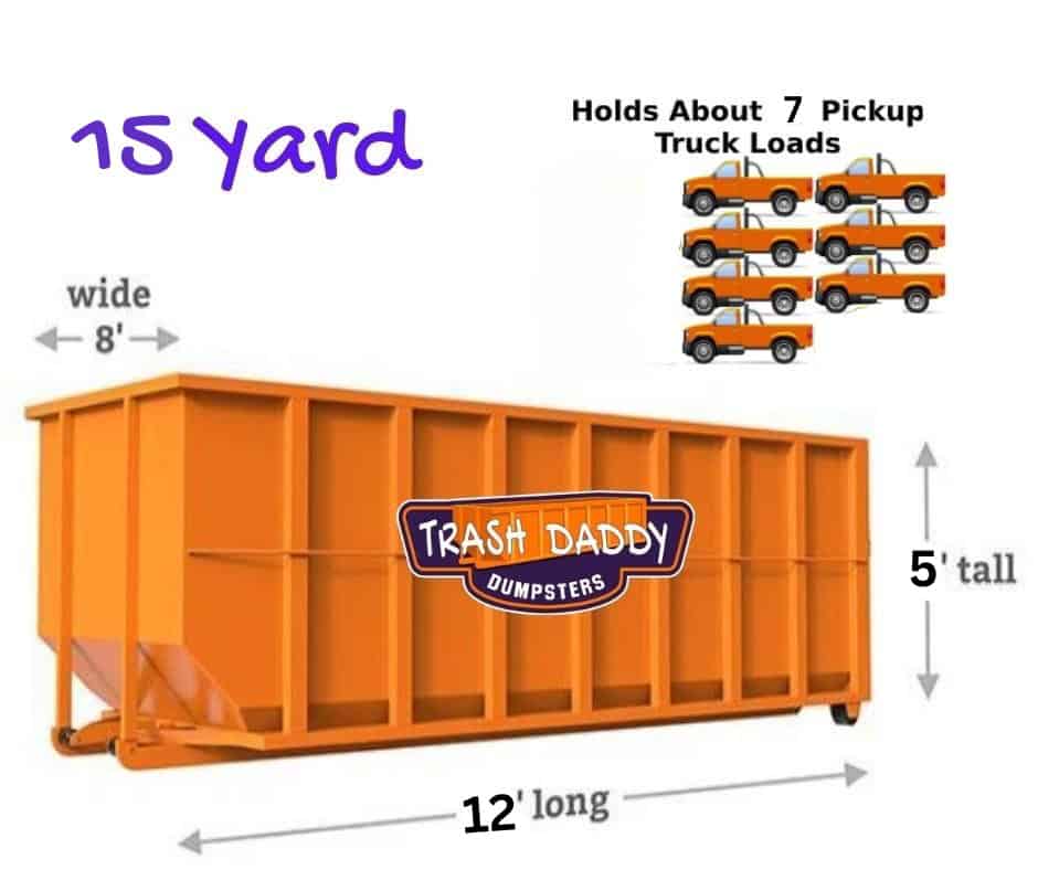 Fort Worth 20 yard dumpster rental