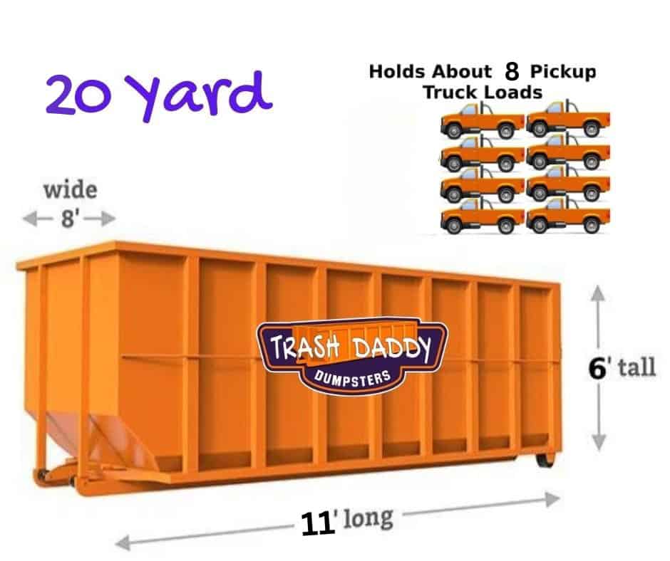 high side 20 yard dimensions