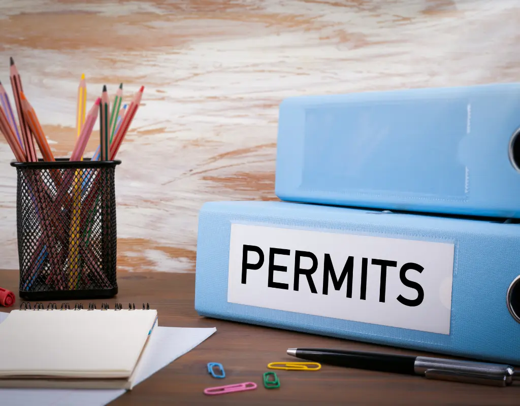 Permits for contractor waste load planning