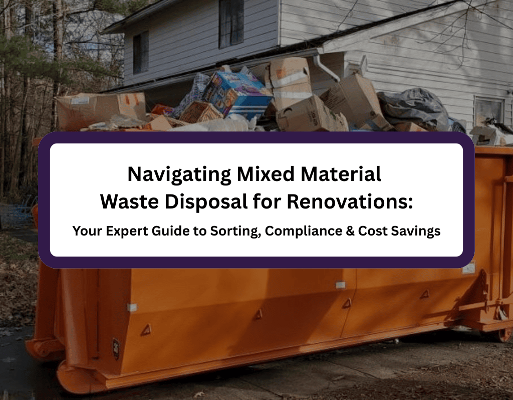 Image of a mixed material dumpster