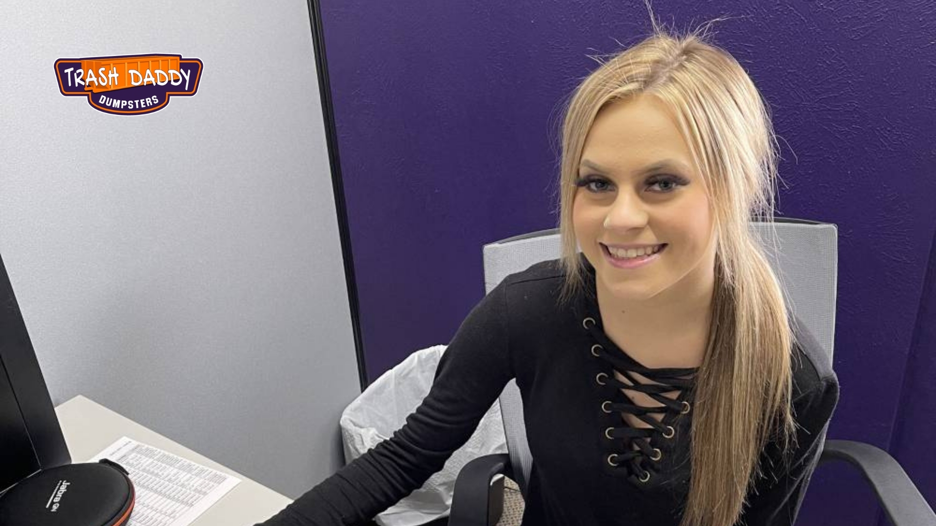 Gia with Trash Daddy Dumpsters